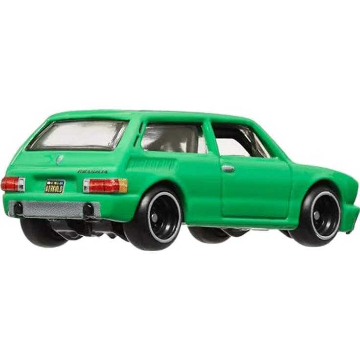 Hot Wheels Car Culture VW Brasilia T9678 HRV82, Modellfahrzeug im Maßstab 1:64 mit Metall-/Metallkörper und Real Riders-Reifen – Bild 5