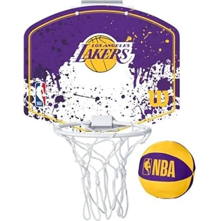 Basketballkorb Wilson Los Angeles Mini Lila – Bild 2