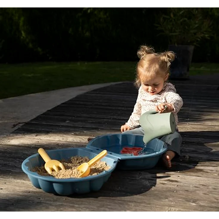 Smoby Smoby Life Doppel-Sandspielmuschel, vielseitig nutzbar mit Wasser und Sand, nachhaltig aus recyceltem Material – Bild 2