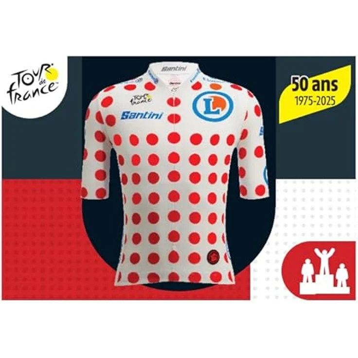 Panini Starterpaket TOUR DE FRANCE 2025, Album + 4 Hüllen + 20 Aufkleber, mehrfarbig – Bild 7