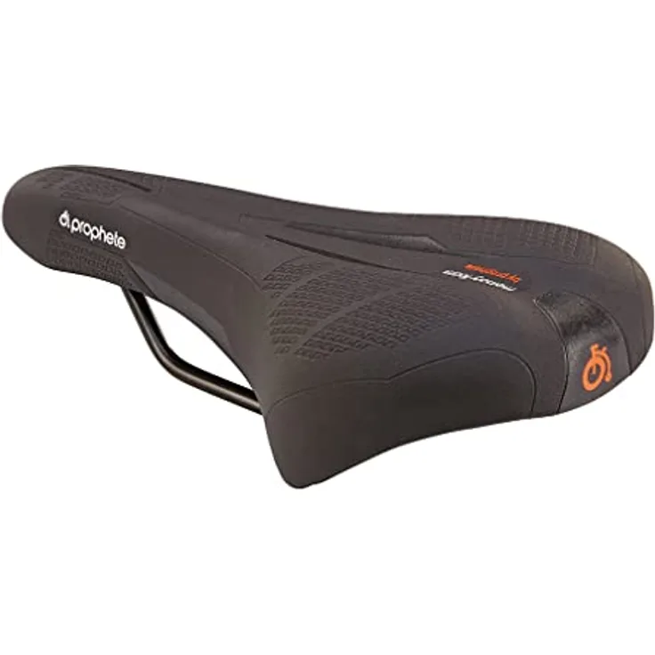 Prophete Fahrradsattel, MTB-Renn-Sattel, mit Memory Foam Technology, Farbe schwarz