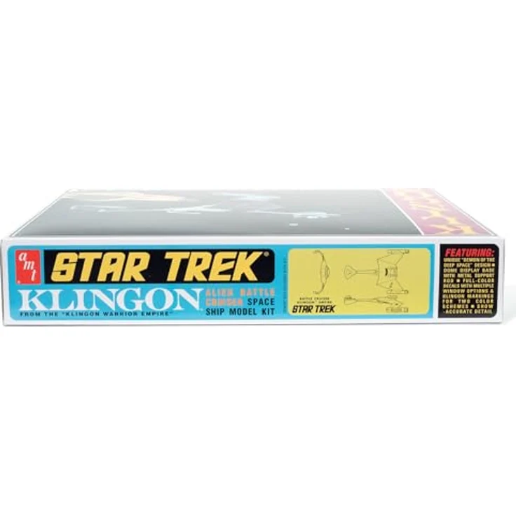 AMT 1/650 Star Trek: The Original Series Klingon Battle Cruiser - Plastikmodellbausatz, Nicht Bemalt - Maßstab 1:650 – Bild 2