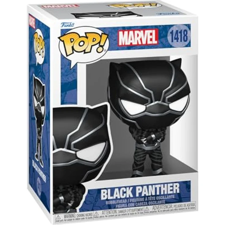 Funko Pop! Marvel: Marvel NC - Black Panther Vinyl-Sammelfigur - Geschenkidee für Comic Books Fans - Offizielle Handelswaren - Spielzeug Für Kinder und Erwachsene – Bild 1