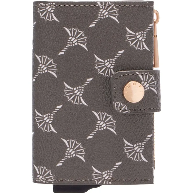 JOOP! Geldbörse 'Cortina 1.0 E-Cage sv8', Damen Portemonnaie mit RFID-Schutz, Cornflower-Allover-Print, 10,5 x 7 x 3 cm