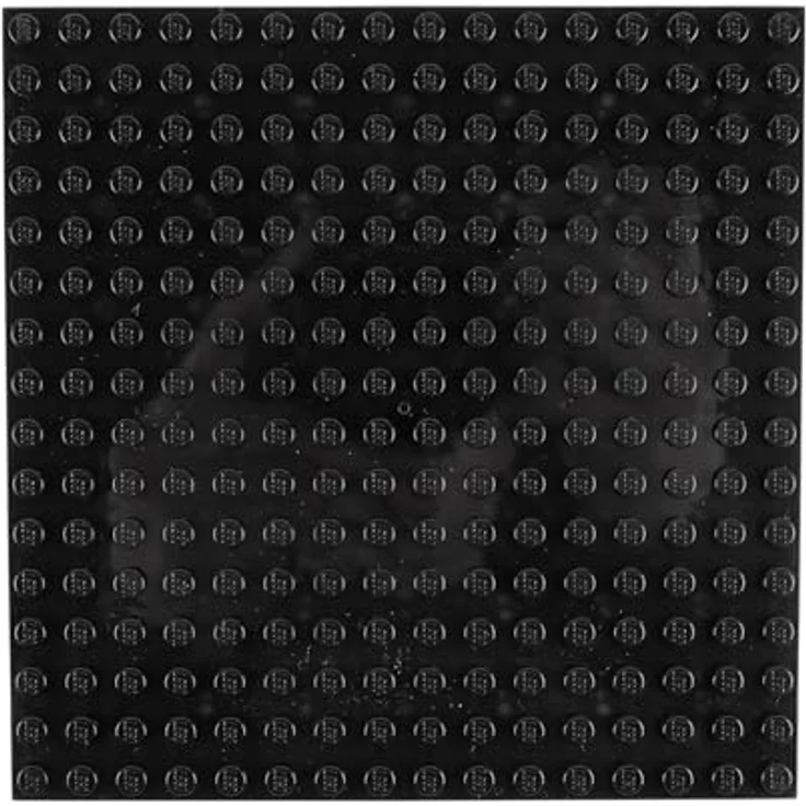 Stein-Experte Lego® 16x16 Bauplatten Schwarz, 4 Stück – Beidseitig bebaubar & langlebig – Bild 2