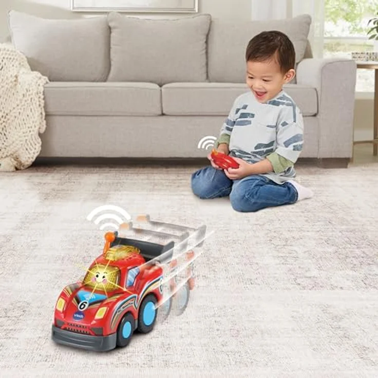 Vtech TUT TUT Baby Flitzer - RC Rennflitzer, ferngesteuert mit fröhlichen Sätzen und Melodien, blau – Bild 5
