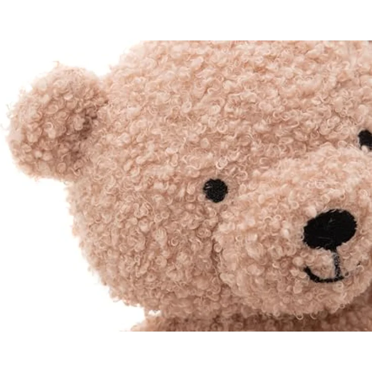 Jollein Kuscheltier Teddy Bear - Wild Rose-Rosa, super kuscheliges Bouclé Material, fest sitzend in Zuhörposition – Bild 5