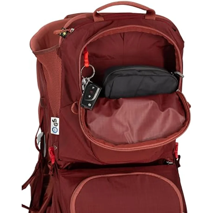 Osprey Poco LT, Babytrage für Outdoor-Aktivitäten, max. Traggewicht 22 kg, grau – Bild 14