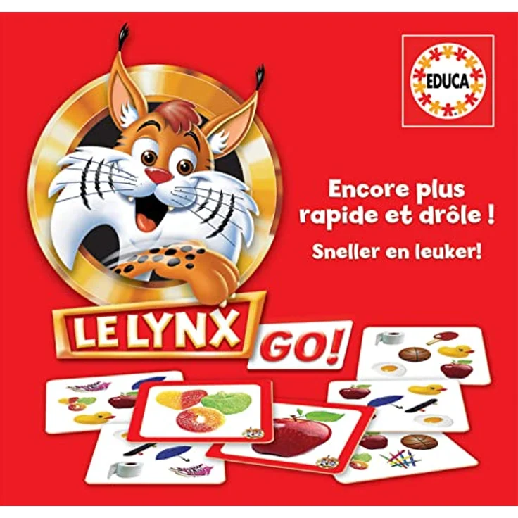 Educa Le Lynx – Lince GO Anrive, Kartenspiel für unterwegs mit 70 Karten, empfohlen ab 6 Jahren – Bild 3