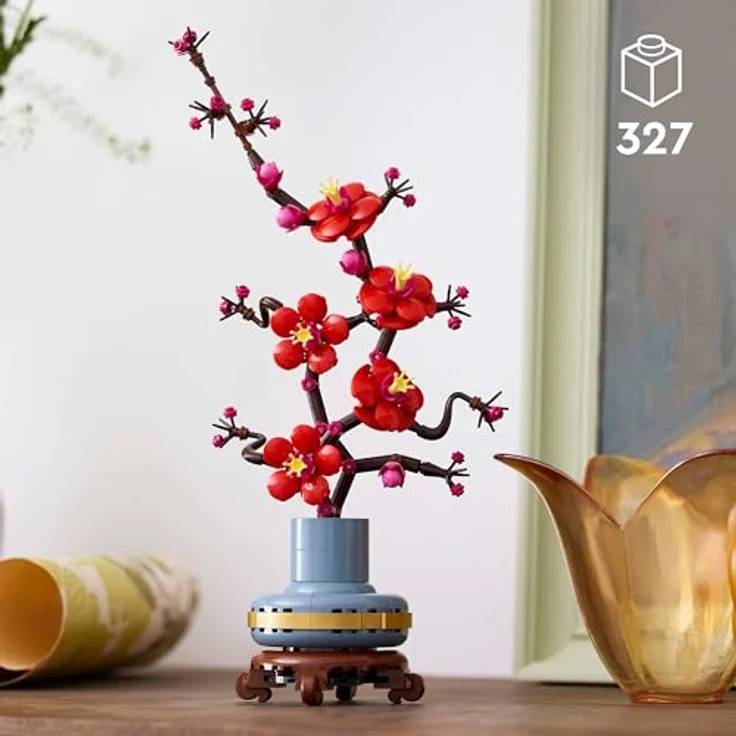 LEGO Icons Pflaumenblüte, Pflegeleichte Blumendeko aus der Botanik Kollektion, kreatives Bauset für Erwachsene, entspannende Aktivität für Blumenfreunde, Spielzeug-Pflanze zum Sammeln 10369 – Bild 2
