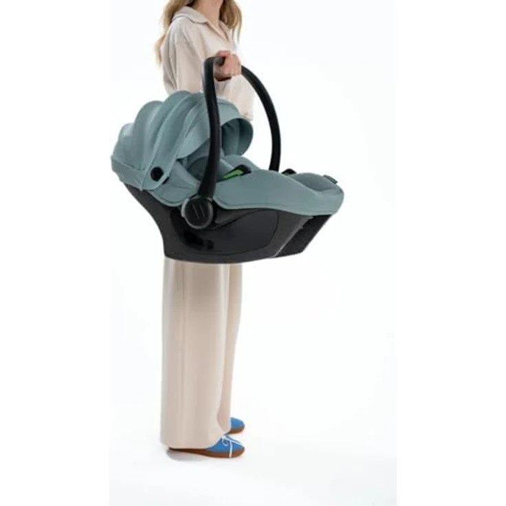 Avionaut Pixel 3 Babyschale, ultraleicht (40–86 cm) mit 24-fach anpassbarer Neugeborenen-Einlage, EPP-Sicherheitschale und AirFlow-Polsterung, Petrol – Bild 7