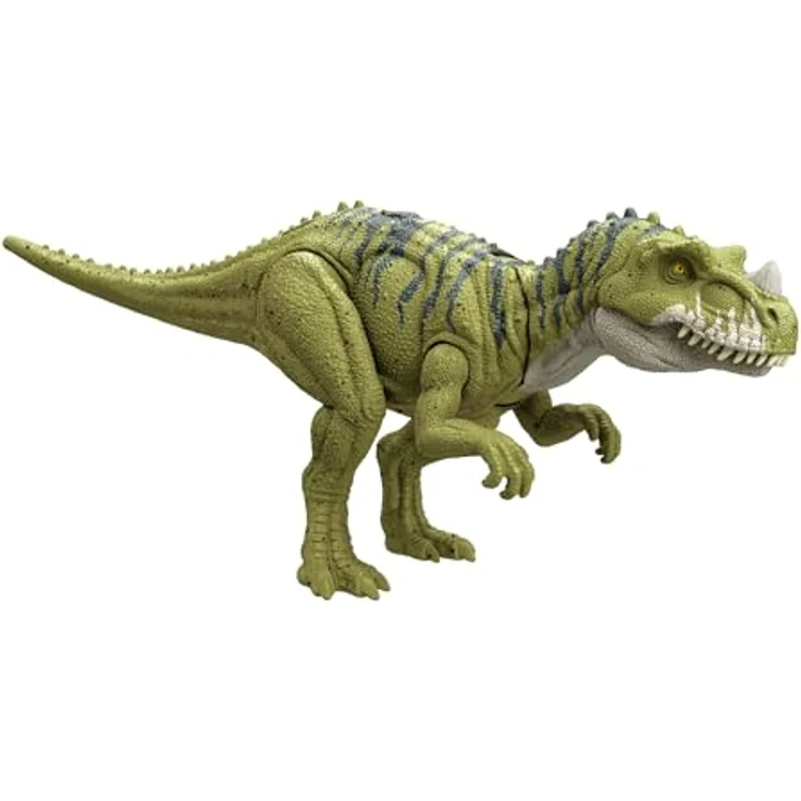 Mattel HTK74 Jurassic World Wild Roar Ceratosaurus, Dinosaurierfigur mit Sound und beweglichem Kiefer, 33 cm – Bild 7