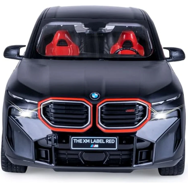 Schwarz Kitchen BMW XM 1:14, ferngesteuertes Modellauto mit manuellem Türmechanismus und 2,4 GHz Funkfernsteuerung, schwarz – Bild 4