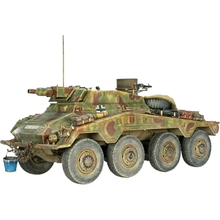 Mini Art 1:35 Sd.Kfz.234/3 Schw. Panzer Stummel, detailliertes Modellfahrzeug mit Photoätzteilen und Decals für vier Varianten – Bild 1