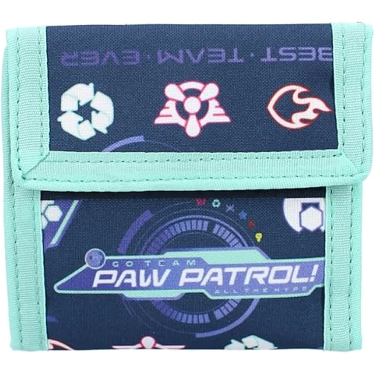 PAW PATROL Geldbörse Best Team Ever, Kinderportemonnaie aus Polyester, 10 x 10 x 1 cm – Bild 2