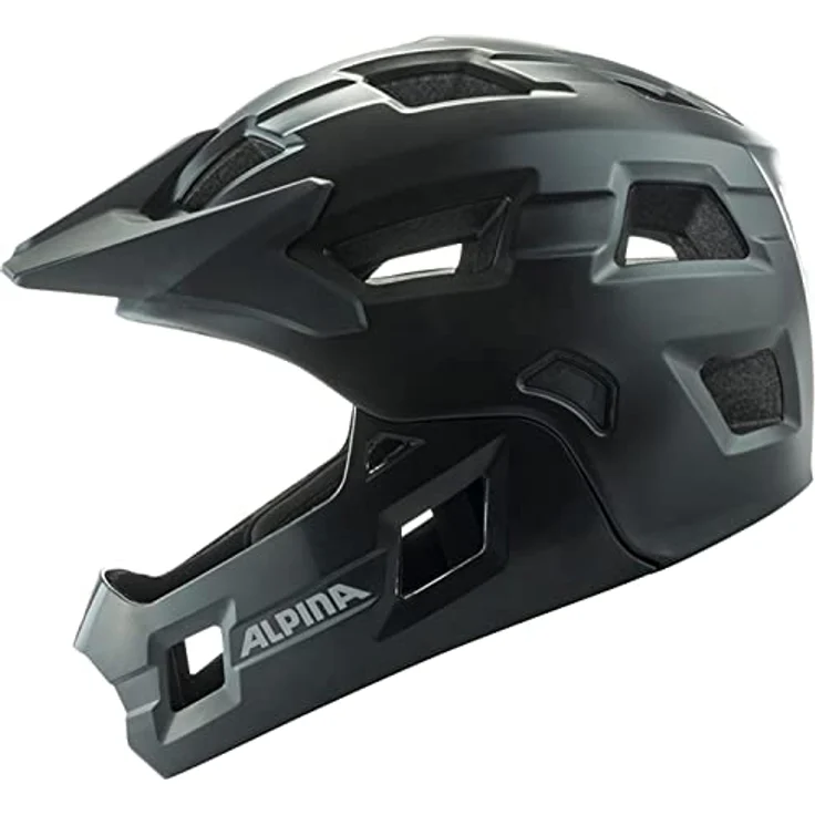 Alpina Unisex-Jugendliche RUPI Fahrradhelm, Black matt, 50-55 – Bild 3