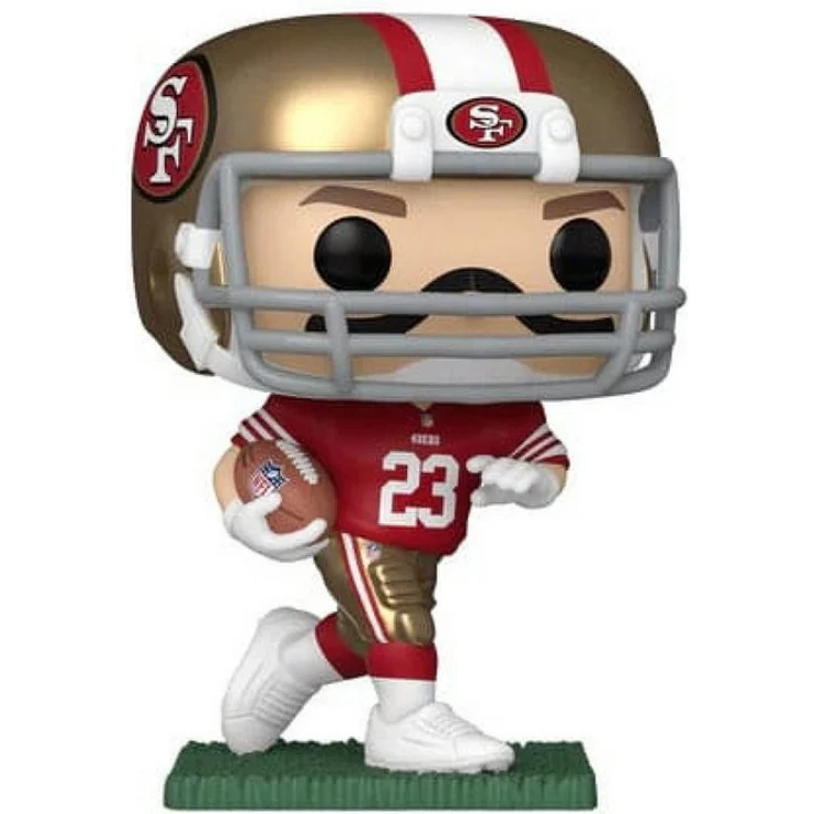 Funko Pop Sammelfigur NFL #250 - Christian McCaffrey / San Francisco 49ers, Vinylfigur (9 cm), schwarz