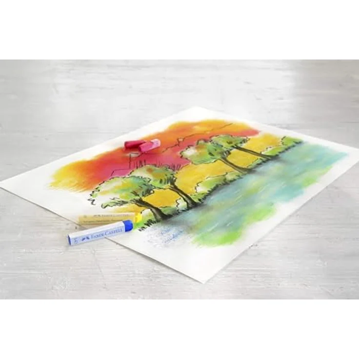 Faber-Castell Softpastellkreiden, 36er Kartonetui mit leuchtenden Farben und hoher Pigmentierung – Bild 3