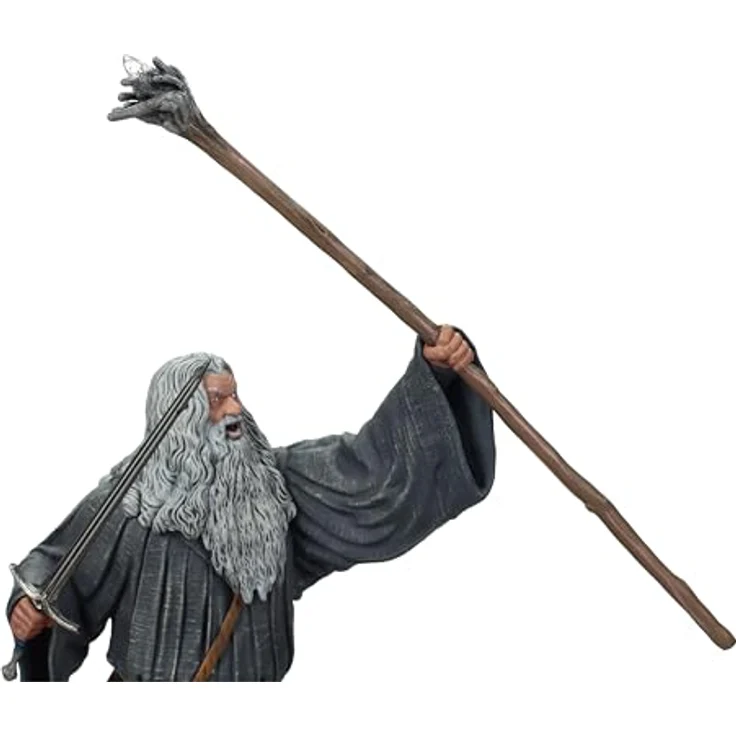 SD Toys Actionfigur Der Herr der Ringe Gandalf aus Moria, 27 cm, grau/braun, 100% Kunststoff, in Geschenkverpackung – Bild 5