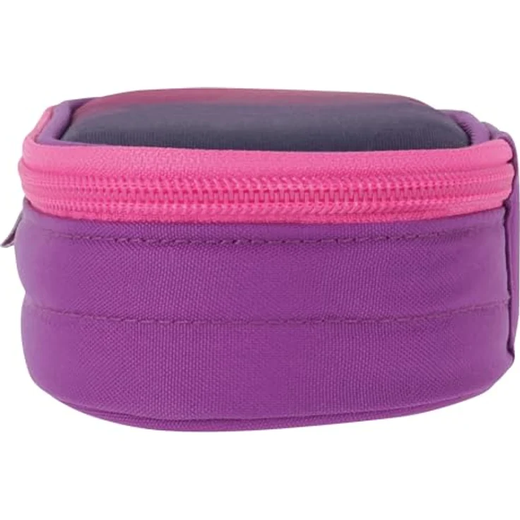 Herlitz Faulenzer Etui Dip Dye Pink/Purple, Federmäppchen mit Reißverschlussfach und Stifteschlaufen – Bild 5