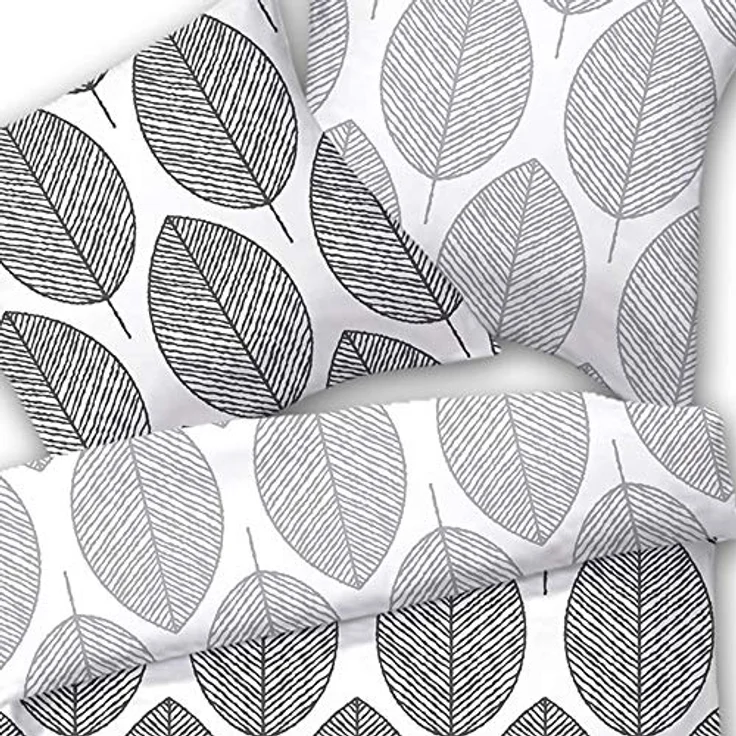 Dyckhoff Weichfrottier Bettwäsche Lina Graphit 1 Bettbezug 135 x 200 cm + 1 Kissenbezug 80 x 80 cm – Bild 2