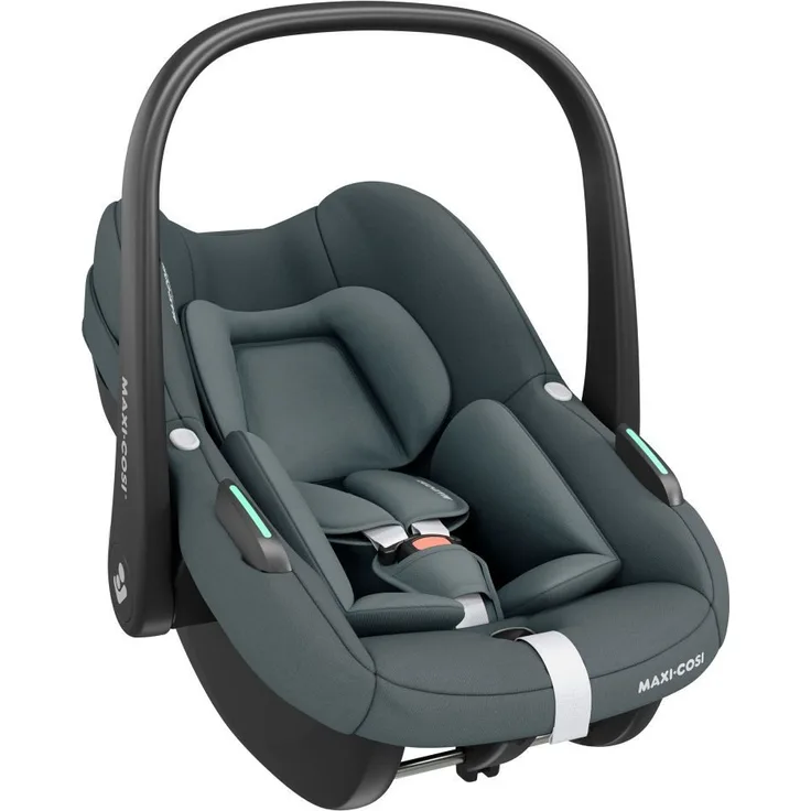 Maxi-Cosi Babyschale Pebble S i-Size - Tonal Graphite, Baby Autositz ab Geburt - 15 Monate (nur 3,4 kg leicht)