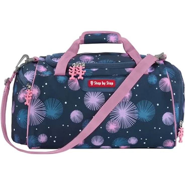 Step by Step Sporttasche mit Nassfach, 13 l (1-tlg), Kindersporttasche mit abnehmbarem Schultergurt und Nasswäschefach, blau – Bild 2