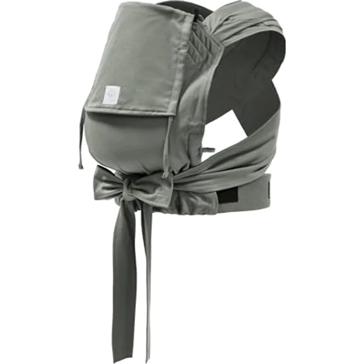 Stokke Limas™ Babytrage, Half Buckle für Neugeborene, aus Bio-Baumwolle, valerian beige, optimaler Halt & Komfort – Bild 1