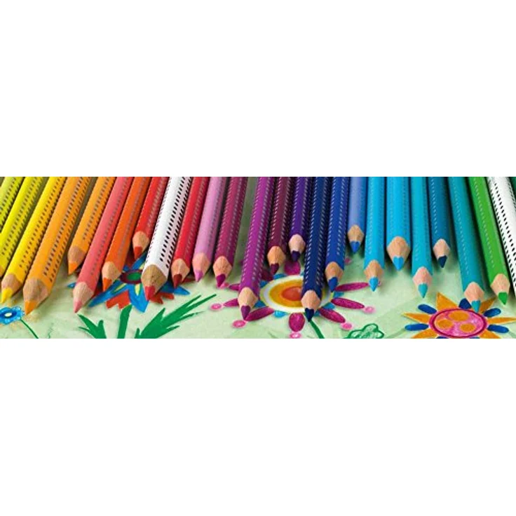 Faber-Castell 116544 - Farbstifte Dreikantform, 24er Kartonetui – Bild 3