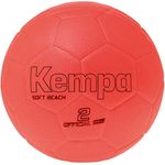 Sport-Thieme Unisex Jugend Soft Beach Handball geeignet f r den Einsatz auf Sand griffige Balloberfl che geringe Verletzungsgefahr, Fluo rot, 2 EU