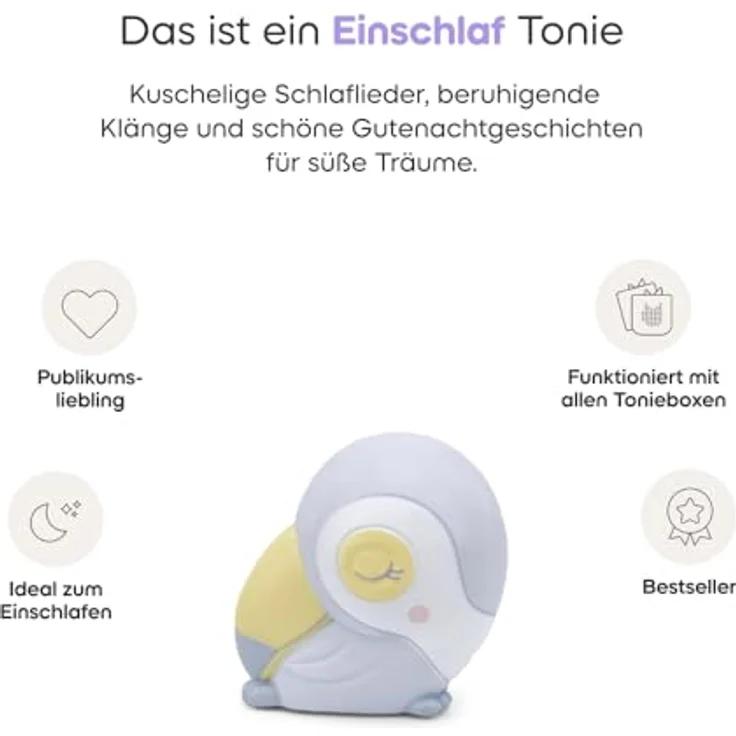 tonies Hörfigur Schlummerbande – Tukan, Einschlafhilfe mit Dschungel-Sounds, für Kinder ab 1 Jahr, Spielzeit ca. 120 Minuten – Bild 2