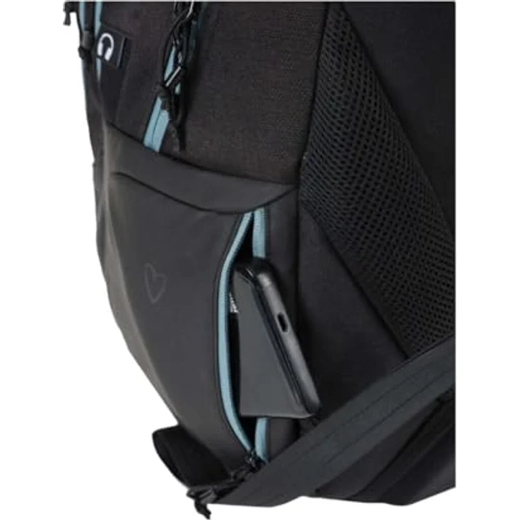 NITRO Schulrucksack Stash, praktischer Polyester-Rucksack mit ausreichend Stauraum, schwarz – Bild 8