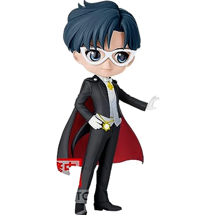 Banpresto Sailor Moon Cosmos - Tuxedo Mask - Q Posket Sammelfigur, 14 cm groß mit ausdrucksstarken Augen – Bild 1