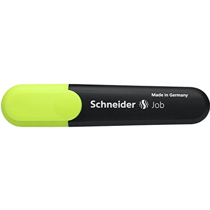 Schneider Job 150 Textmarker (nachfüllbar und lichtbeständig) 10er Pack gelb – Bild 5