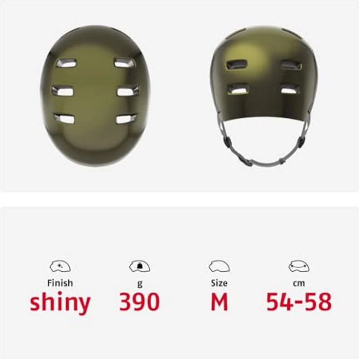 Abus Indy Helm, Dirtbike Helm in Pepper Green, M 54-58 cm, max. Sicherheitsfunktionen – Bild 5
