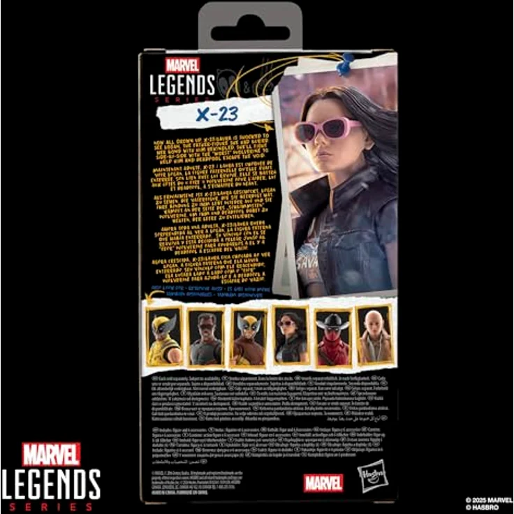 Hasbro Marvel Legends X-23 Figur, 15 cm, vollbeweglich mit 6 Accessoires, austauschbarem Kopf und Händen – Bild 11