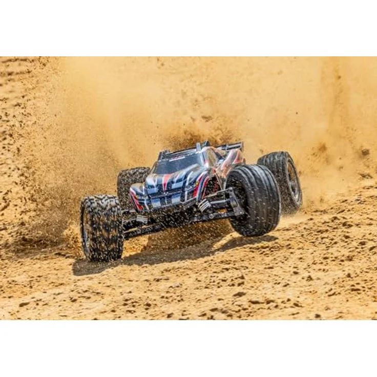 TRAXXAS RUSTLER 4 x 4 VXL BRUSHLESS HD ROT Modellfahrzeug ohne Akkus/Ladegerät – Bild 5