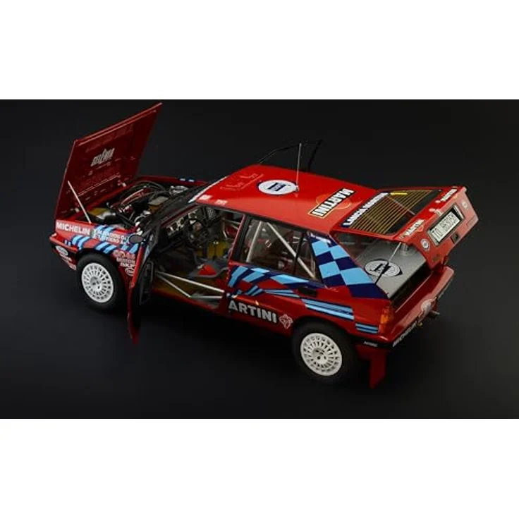 Italeri 4712 1:12 Lancia DELTA 16VHF integ Sanremo'89 - Modellbau, Bausatz, detailgetreu, Unlackiert – Bild 5