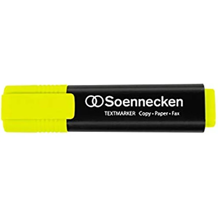 Soennecken Textmarker 2-5 mm, Keilspitze, gelb – Bild 2
