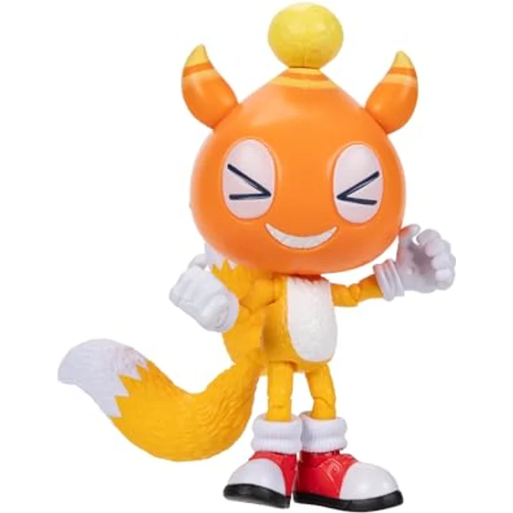 Jakks Pacific Tails Figur, gelenkte Actionfigur aus dem Sonic-Universum, ca. 13 cm groß – Bild 2