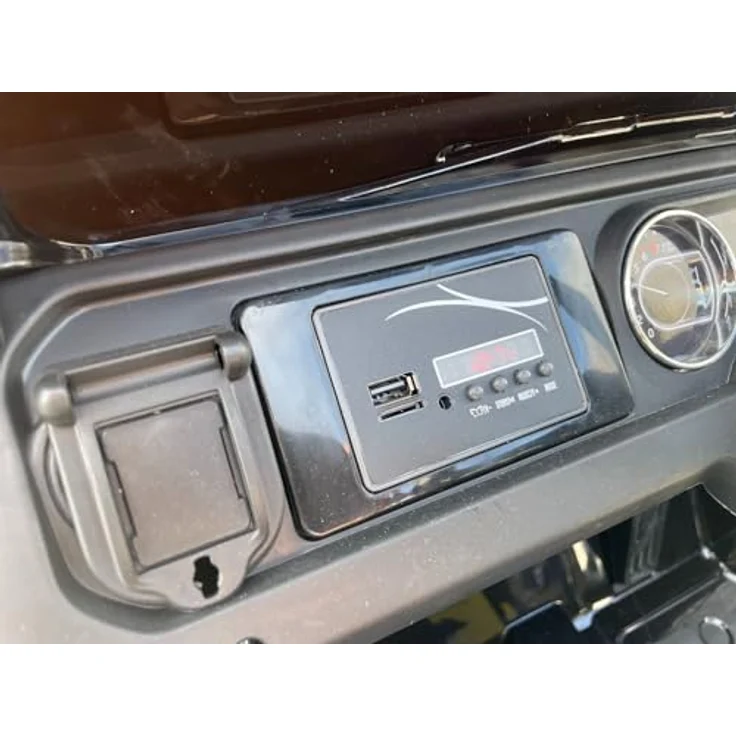 Beneo RIRICAR Elektroauto Jeep Wrangler, 12V, rosa, 2-Sitzer mit 2,4-GHz-Fernbedienung, Bluetooth-Radio, Lithium-Akku, EVA-Räder, für Kinder ab 3-8 Jahre – Bild 2