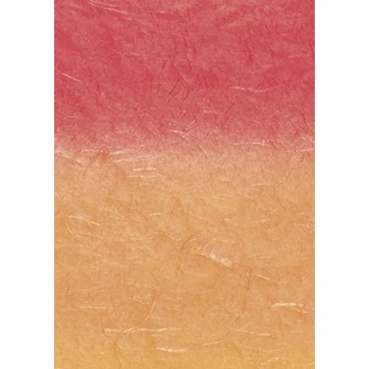 Baier & Schneider Japan-Faserpapier Strohseide Regenbogen mit Farbverlauf, 25 g/m, 700 x 1500 mm,