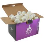 Joola Tischtennisball Magic, 72er Set, ø 40 mm, Weiss, aus hochwertigem ABS-Kunststoff für optimales Training