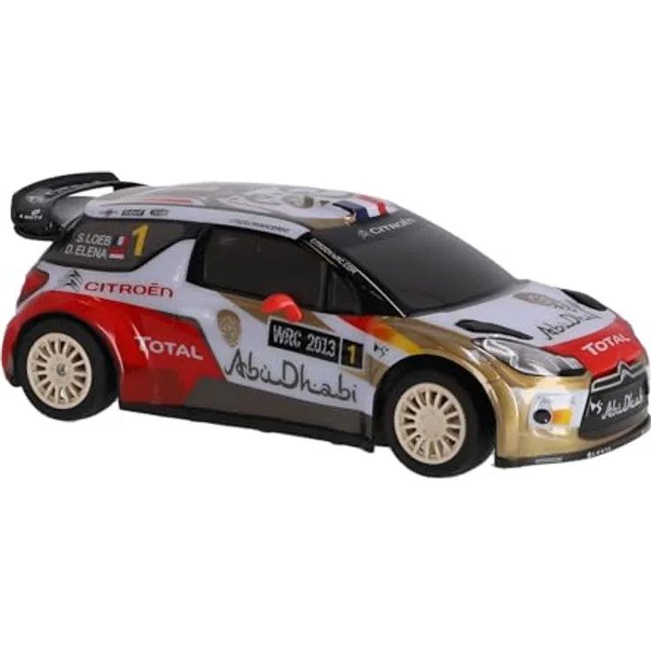 Kool Speed Citroën DS 3 WRC 1:16 RC Auto | Ferngesteuertes Auto mit 2,4 GHz Technologie & LED-Licht | Rennwagen für Kinder ab 3 Jahren