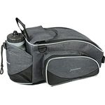 Haberland Gepäckträgertasche-2179423811 Kinderfahrradtasche, Grau/Schwarz, 39x17x23 cm, Hohe Qualität, Optimale Passform, Langlebigkeit, Vielseitigkeit