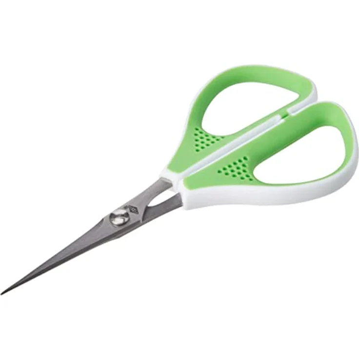 WEDO Silhouettenschere Comfortline, Edelstahl 11,4 cm, spitz, apfelgrün – Bild 1