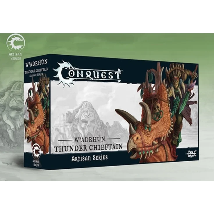 Para Bellum Wargames Wadrhun: Thunder Chieftain Artisan Series, Sammelfigur mit detailreichen Features, resin, geeignet für Tabletop-Spiele – Bild 1