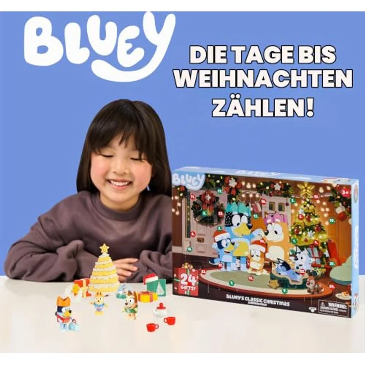 Bluey Advent Calendar 2026, Adventskalender mit 24 Überraschungen und Rollenspiel-Zubehör, geeignet ab 3 Jahren – Bild 2