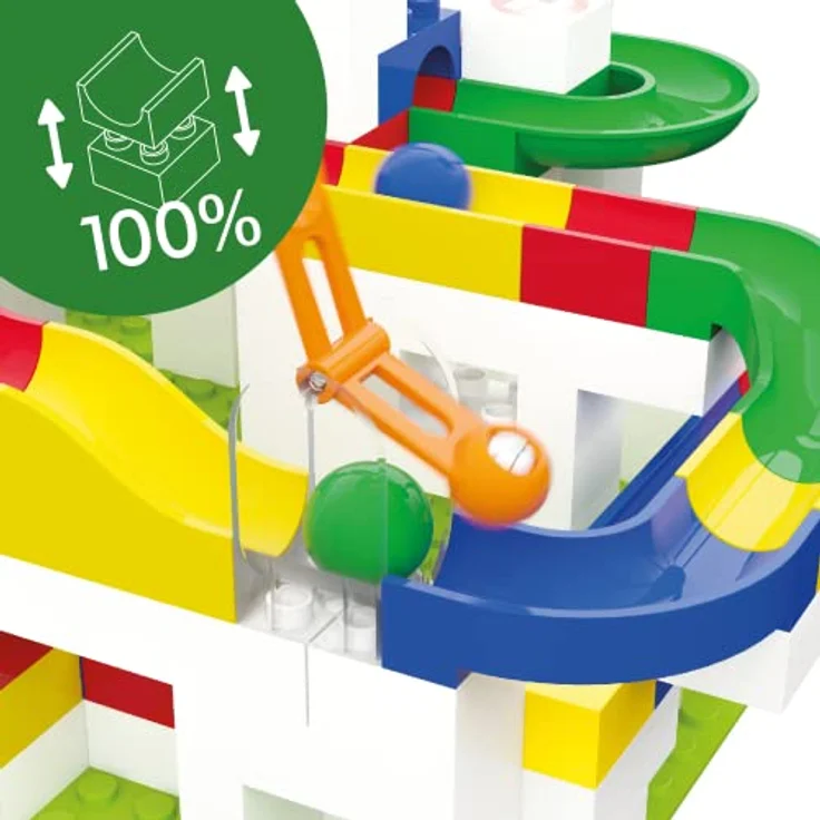 Hubelino 420657 Kugelbahn Hammerschlag Erweiterung (6-teilig) – Bild 4
