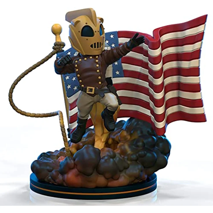 Quantum Mechanix DIS-0116 The Rocketeer Q-Fig Elite, Sammelfigur ca. 12,7 cm hoch, offiziell lizenziertes Fanartikel – Bild 1